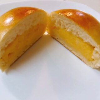 1個分☆薩摩芋カスタードクリームパン